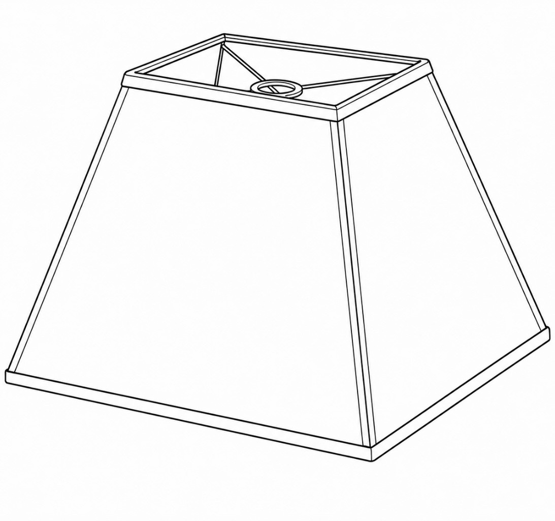 Pyramid lampshade